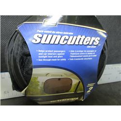 Pack of 2  New Suncutters Side Shades for your car / protects passengers