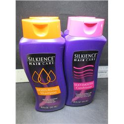 Lot of 4 New Silkience Shampoo & Conditioner / 2 of each