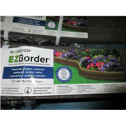 6 New EZ Border Rubber Edging for flowerbeds/gardens/pathways 15.00ea