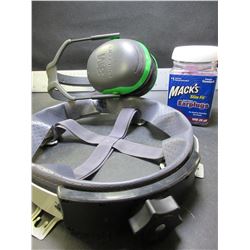 New 3M Ear Protection / Cairns MSA Hardhat adjustible insert / 50 Earplugs