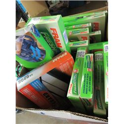 Large lot of 14 Assorted Fram Filters most are Freshbreez cabin in dash filters