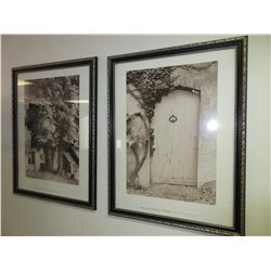 2 Framed Pictures  / Emanual Demitri Volakis / 20 1/2 x 26 1/2