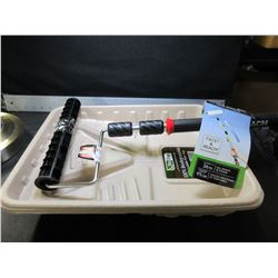 New Paint roller Telescoping Handle and 2 paint trays