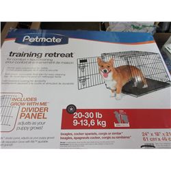 New Petmate Wire Kennel Retreat / 24 x 18 x 21 for 20-30lb pets