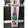 Image 1 : New Lava Lamp / original 14.5 inch Hand painted colored glass/ Needs bulb