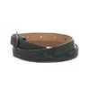 Image 3 : Valentino Green Lizard Skin Rhinestone Buckle Thin Belt