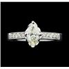 Image 2 : 1.21 ctw Diamond Ring - 14KT White Gold