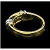Image 3 : 0.37 ctw Diamond Ring - 14KT Yellow and White Gold