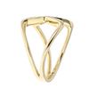 Image 2 : 0.17 ctw Diamond Ring - 18KT Yellow Gold
