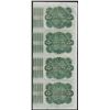 Image 2 : Uncut Sheet of (4) State of Louisiana Baby Bond Obsolete Notes