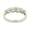 Image 3 : 0.3 ctw Emerald Ring - 18KT White Gold