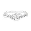 Image 2 : 0.21 ctw Diamond Ring - 14KT White Gold