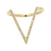 Image 1 : 0.2 ctw Diamond Ring - 14KT Yellow Gold