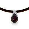 Genuine 6 ctw Garnet Necklace Jewelry 14KT Yellow Gold - REF-49V6W