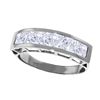 Genuine 2.25 ctw Aquamarine Ring Jewelry 14KT White Gold - REF-60N3R
