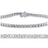 Image 1 : Natural 3ct VS-SI Diamond Tennis Bracelet 14K White Gold - REF-200N2H