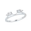 Image 1 : 0.20 CTW Diamond Ring 14KT White Gold - REF-25Y4X
