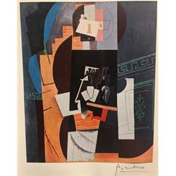 The Card Player - Pablo Picasso Lithograph