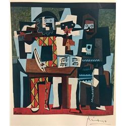 Three Musicians - Pablo Picasso Lithograph