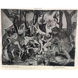 Bacchanale - Pablo Picasso Lithograph