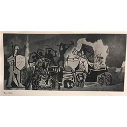 War - Pablo Picasso Lithograph