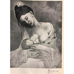 Mother and Child - Pablo Picasso Lithograph