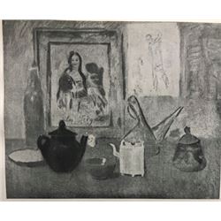 Still Life with Picture - Pablo Picasso Lithograph