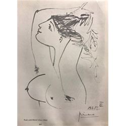 Nude with Raised Arms - Pablo Picasso Lithograph