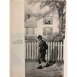 Gramercy Park - Norman Rockwell Lithograph
