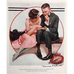 Old Sea Captain - Norman Rockwell Lithograph