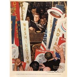 The President - Norman Rockwell Lithograph