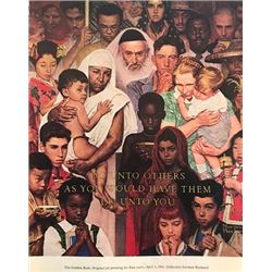 Ten Commandments - Norman Rockwell Lithograph