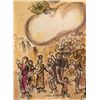 Image 1 : Moses Receives The Ten Commandments - Marc Chagall Lithograph