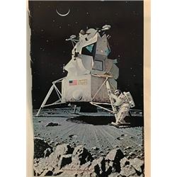 Space Mission - Norman Rockwell Lithograph