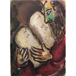 The Story Of Exodus - Marc Chagall Lithograph
