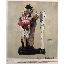 Jockey - Norman Rockwell Lithograph