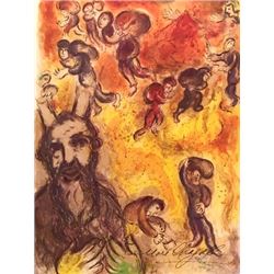 In Hell - Marc Chagall Lithograph