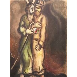 Moses - Marc Chagall Lithograph