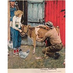 Last Days - Norman Rockwell Lithograph