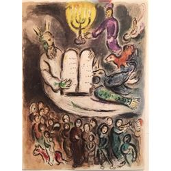 The Story Of Exodus- Marc Chagall Lithograph