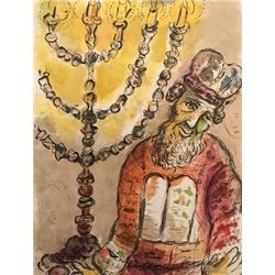 Candels - Marc Chagall Lithograph