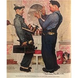 Perfume - Norman Rockwell Lithograph