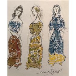 Marc Chagall Lithograph - Firebird: The Ballet Dancer