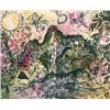 Image 1 : Marc Chagall Lithograph - A Blue Cow