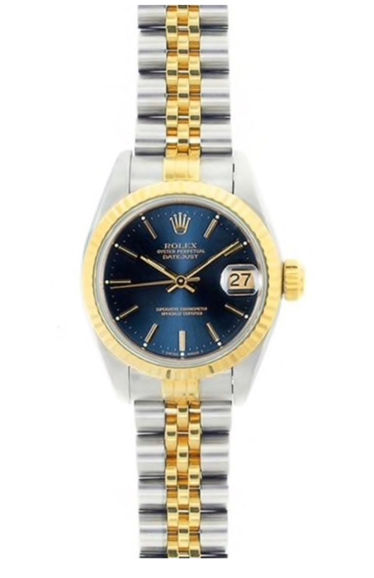 rolex datejust navy face