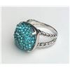 Image 2 : Classy Saphire Silver Ring(cts)