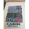 Image 1 : METAL SIGNS  - Qty 12, Cabin - 1, Call Back - 5; Vegetarian - 6