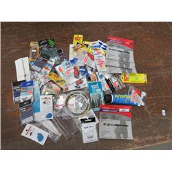 VARIOUS  - Eyes, Rings, Grubs, Hooks, Rulers, Lures, Swivels, etc.