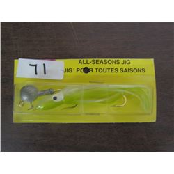 ALL SEASON jigs, qty 14