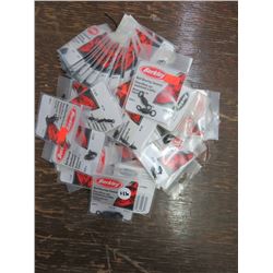 BERKLEY ball bearing swivels, various sizes qty 69